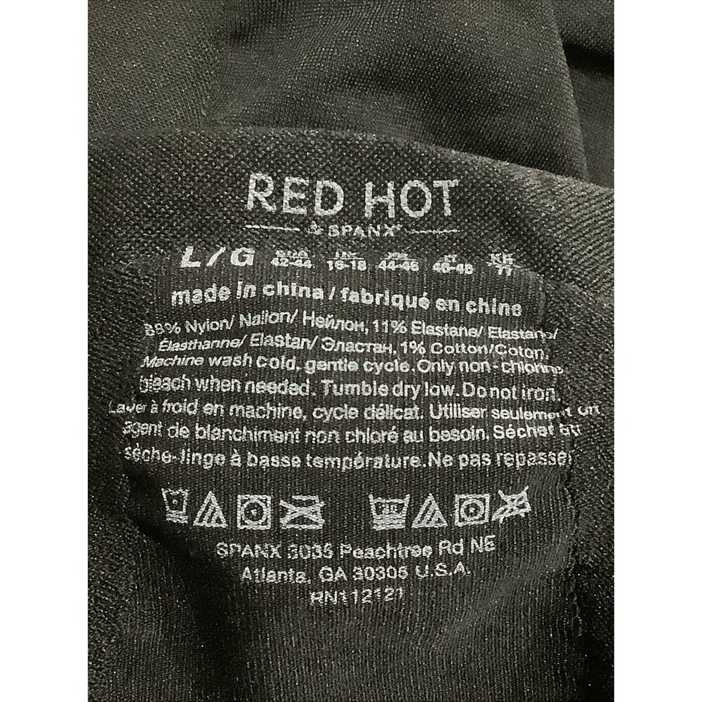 RED HOT by SPANX® Open-Bust Mid-Thigh BLACK FS5415 Size L NWT - Picture 5 of 7